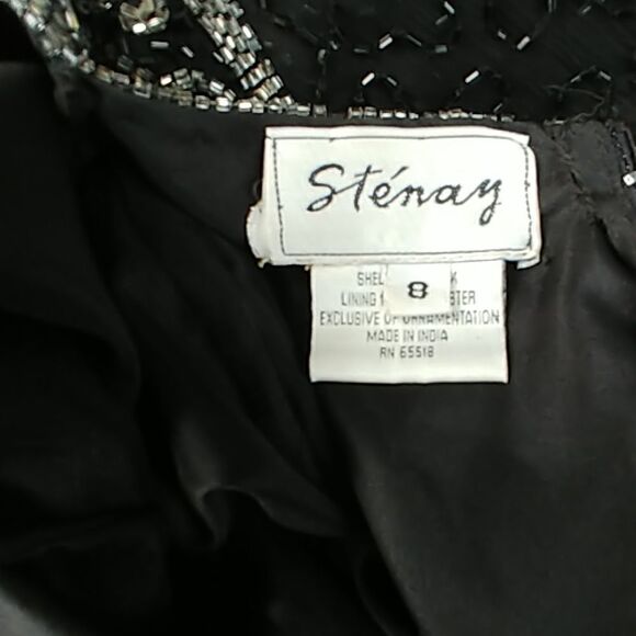 Stenay Beaded Floor Length Cocktail Dress w/Jacket - Picture 7 of 8